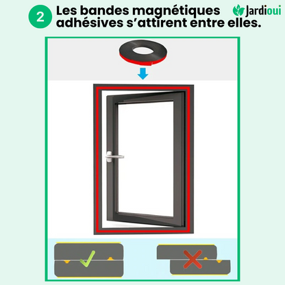 Moustiquaire Magnétique sur Mesure