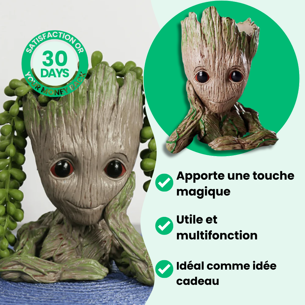 Pot de Plantes Fantaisiste "Gardien de la Forêt"