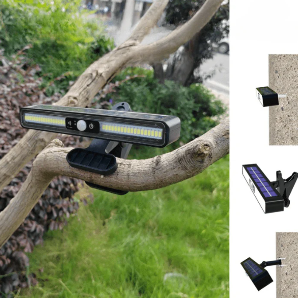 Lampe Solaire Puissante à Détecteur de Mouvements