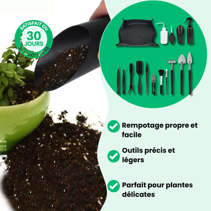 Lot de 21 Mini Outils de Jardinage