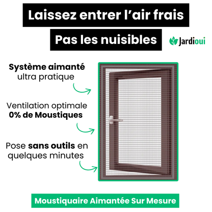 Moustiquaire Magnétique sur Mesure