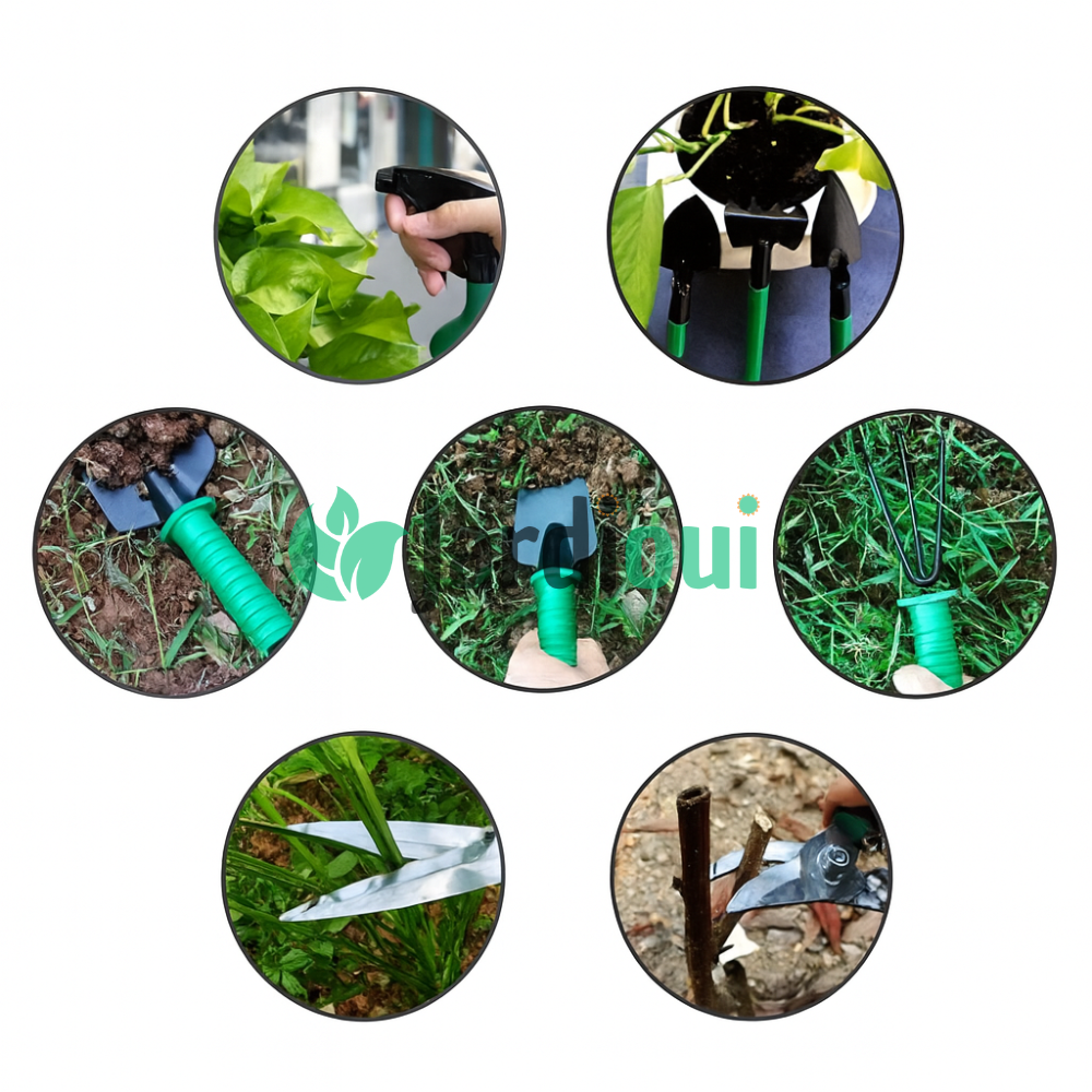Kit d'outils de jardin multifonctions