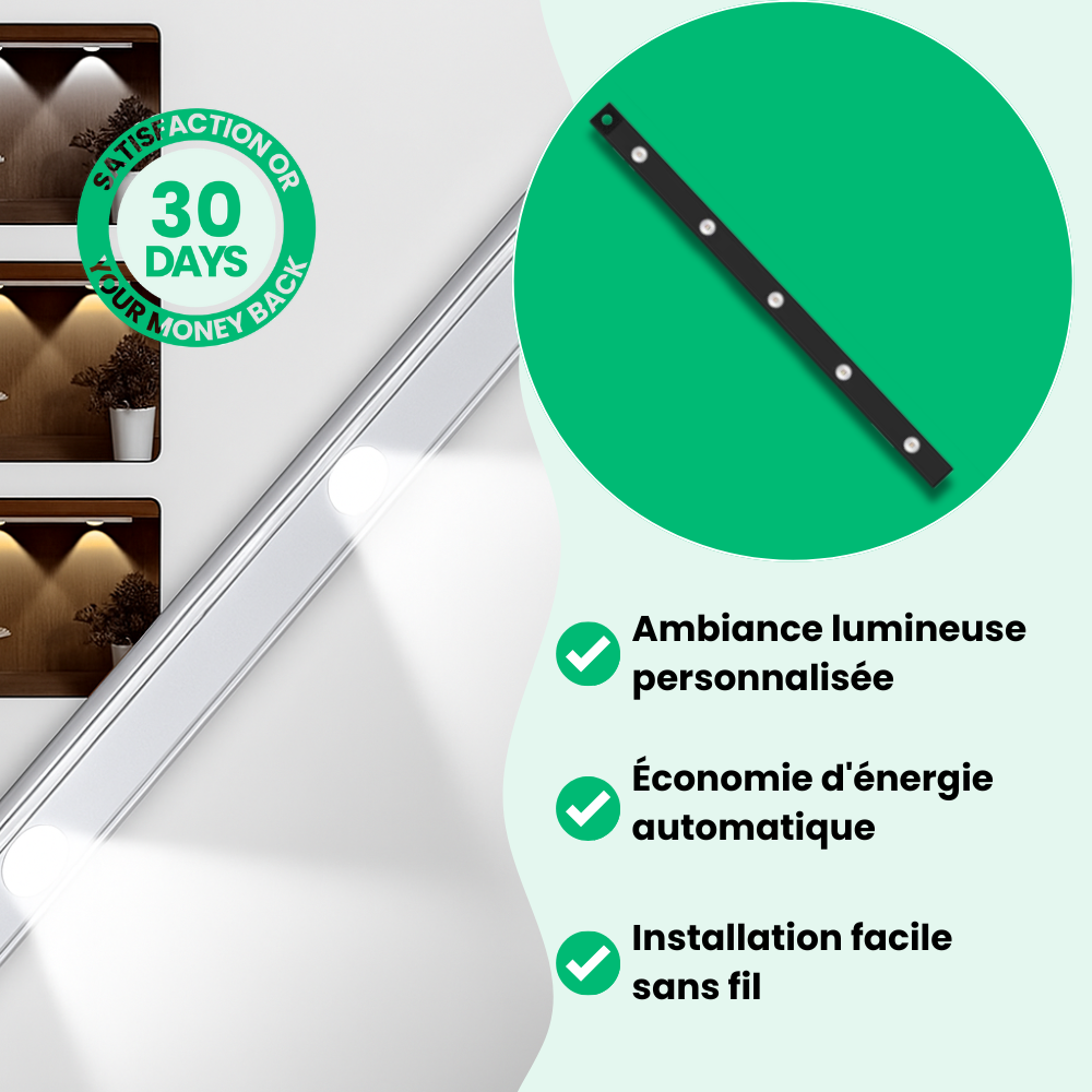 Éclairage Premium LED avec capteur de mouvement