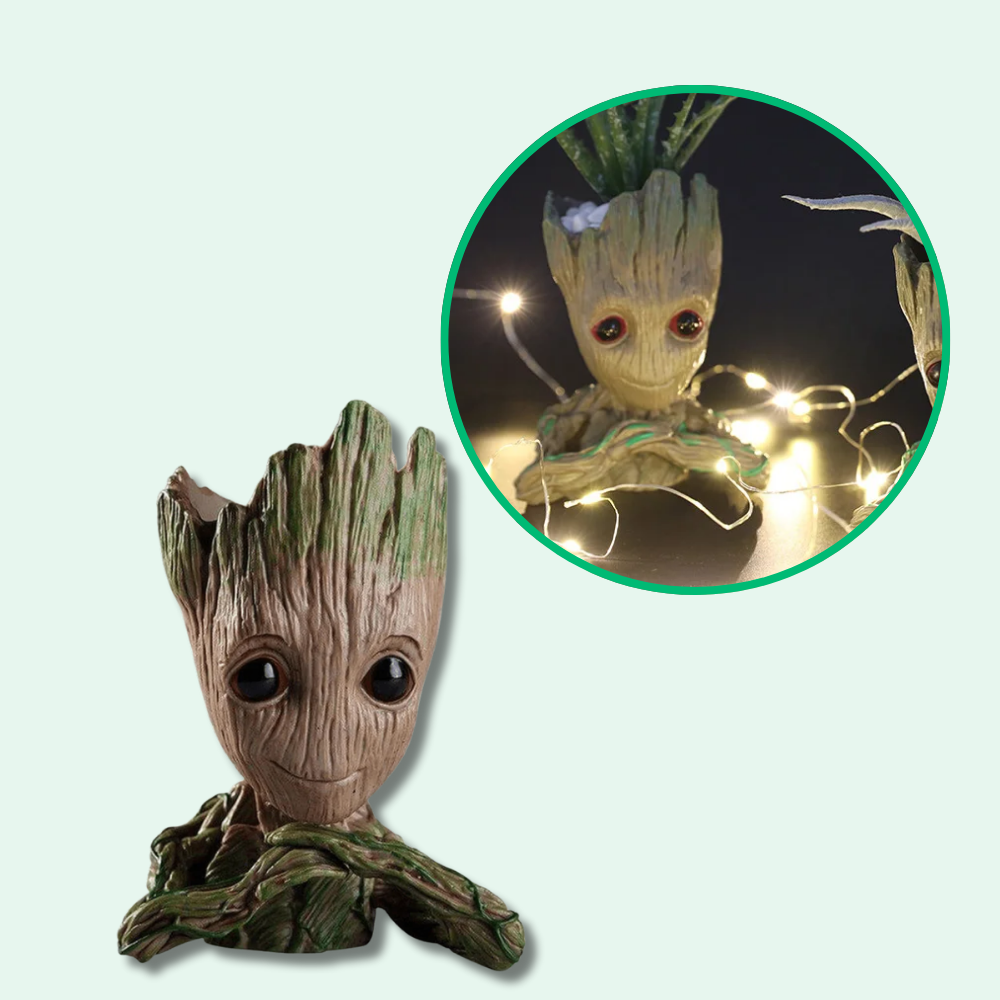 Pot de Plantes Fantaisiste "Gardien de la Forêt"