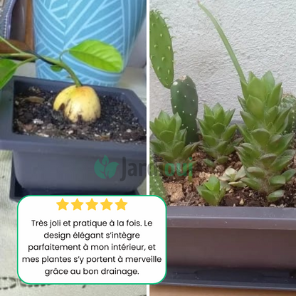 Jardinière Rectangulaire Élégante