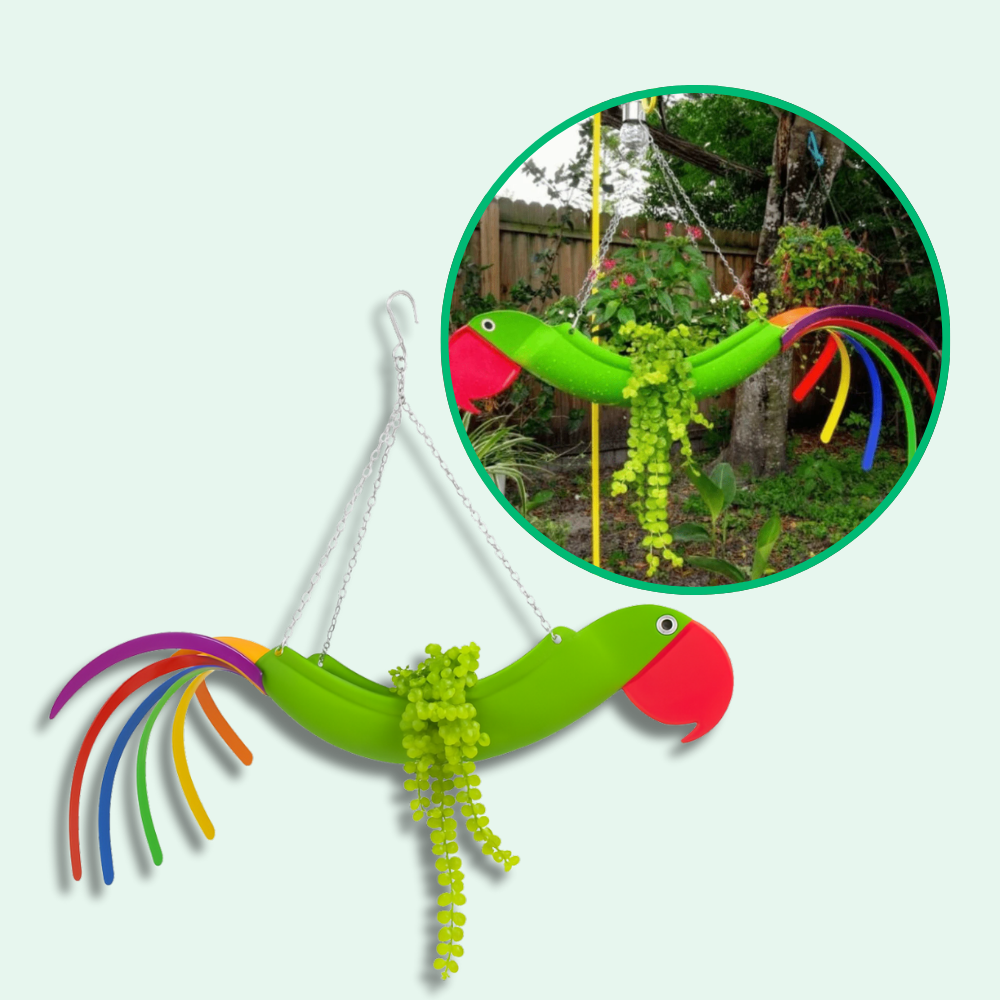 Pot de Fleurs Suspendu Animaux Artistiques