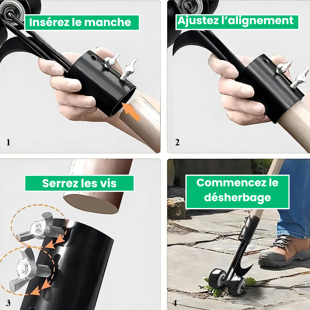 Crochet de désherbage ultra-efficace