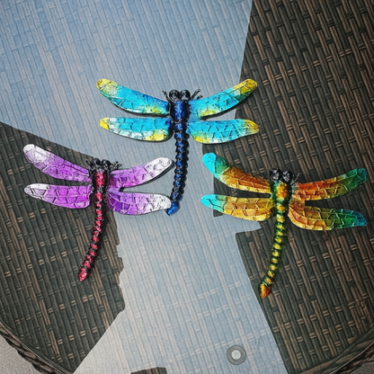 Libellule Murale Décorative de Jardin