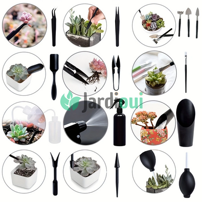 Lot de 21 Mini Outils de Jardinage