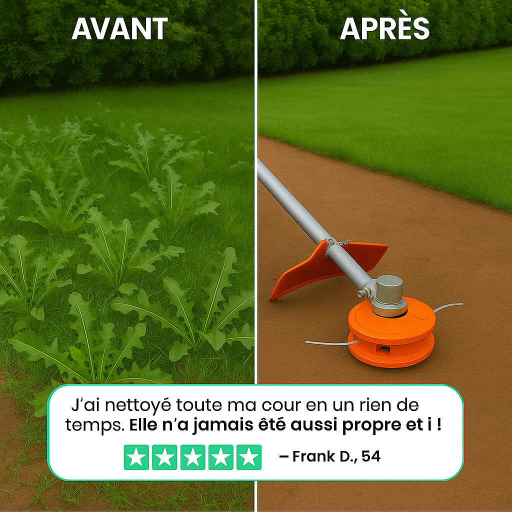 Tête de Débroussailleuse Incassable - JardiBlade PRO