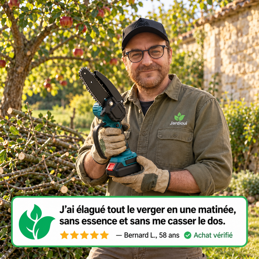 Tronçonneuse Électrique Portable – Taillez Branches et Arbustes Sans Effort