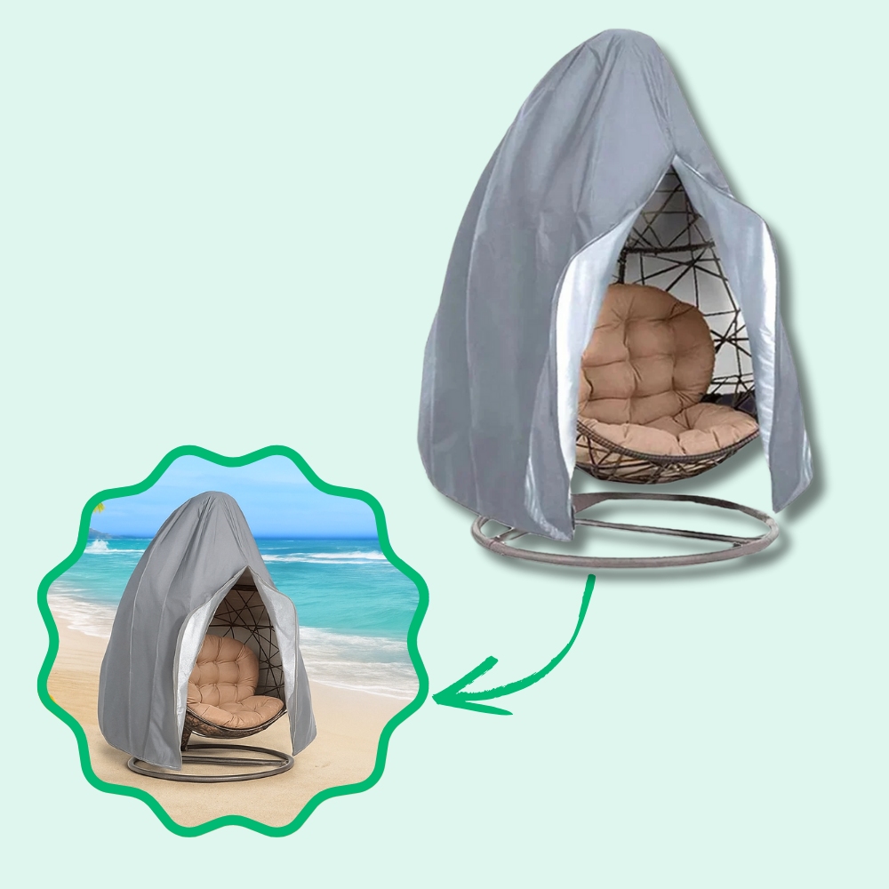 Jardioui 1 Housse (29.90 €/ pcs) / Gris Housse de Protection Premium pour Chaise Suspendue (+Sac de Rangement Offert)