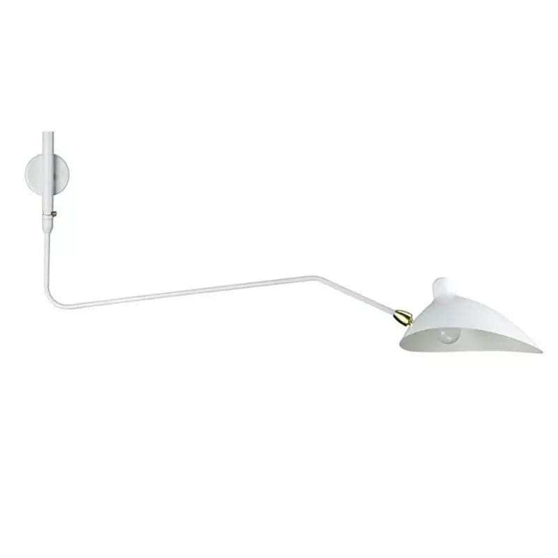 Jardioui 1 Tête-à-tête | 60 cm / Blanc Applique Murale LED Vintage Orientable