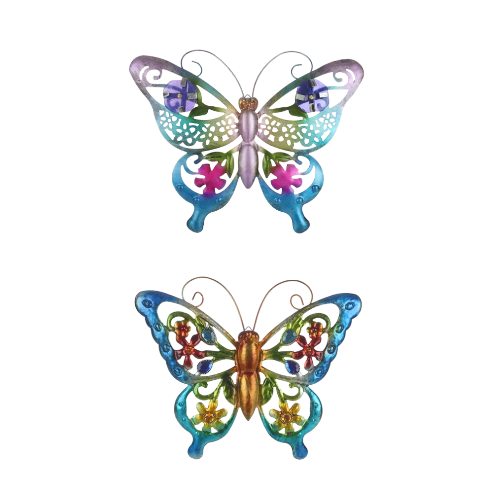 Jardioui 4 Papillons (13.75 €/ pcs) Papillon Mural Décoratif de Jardin