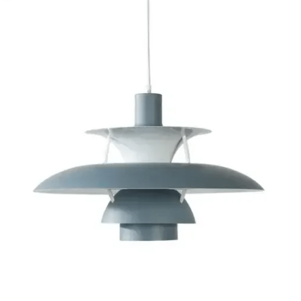 Jardioui Bleu Suspension Luminaire Design LED Éclatant