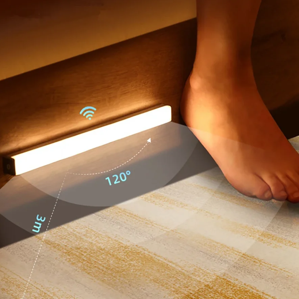 Jardioui Lampe LED avec Détecteur de Mouvement Intérieur