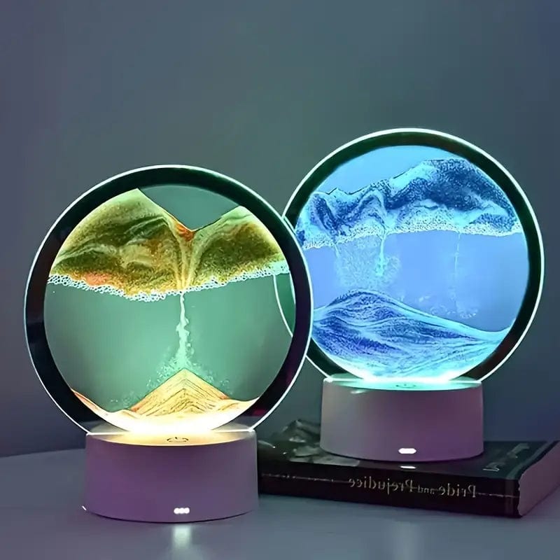 Jardioui Lampe Sablier 360° Premium Relaxante