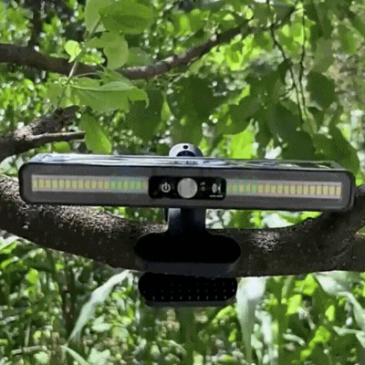 Jardioui Lampe Solaire Puissante à Détecteur de Mouvements