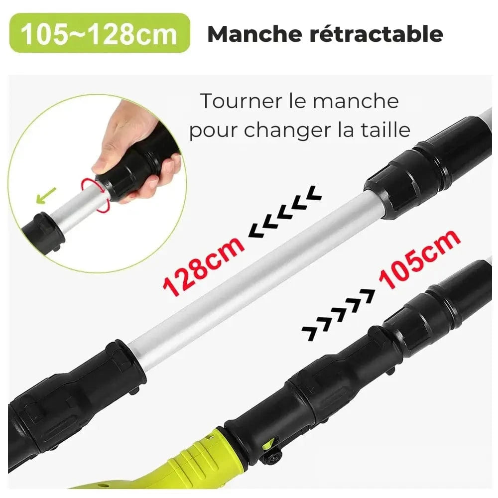 Jardioui Motobineuse Électrique Sans Fil de Jardin (+Batterie Offerte)