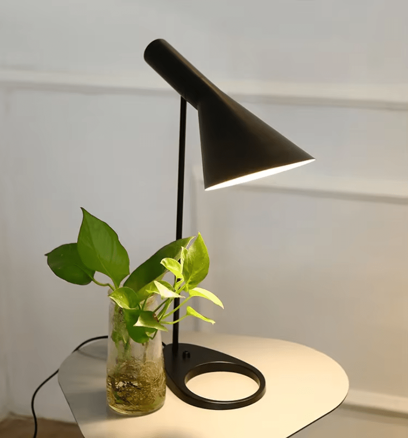 Jardioui Noir Lampe de Bureau Industrielle Design