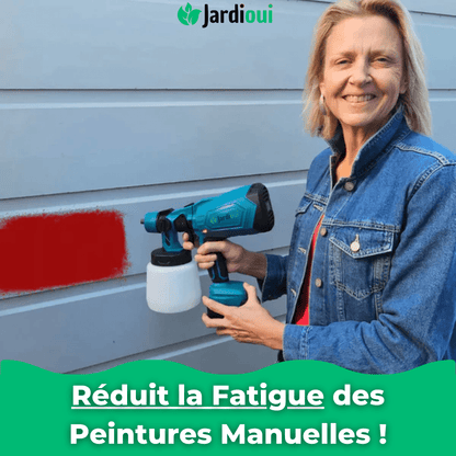 Jardioui Pistolet à Peinture Portatif Magique (+Batterie Offerte)