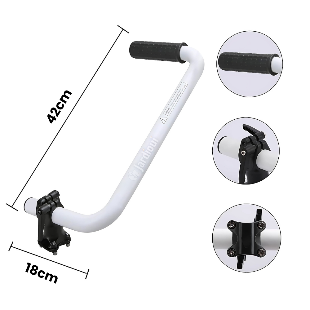 Jardioui Poignée Réglable Universelle pour Débroussailleuse (+1 Sangle Offerte)