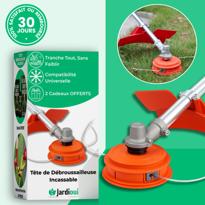 Tête de Débroussailleuse Incassable - JardiBlade PRO