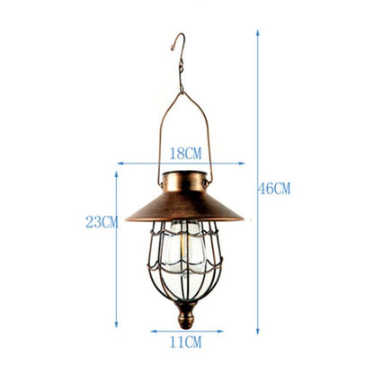 frJardioui Lanterne Solaire 2 Lampe Solaire Extérieure à Suspendre