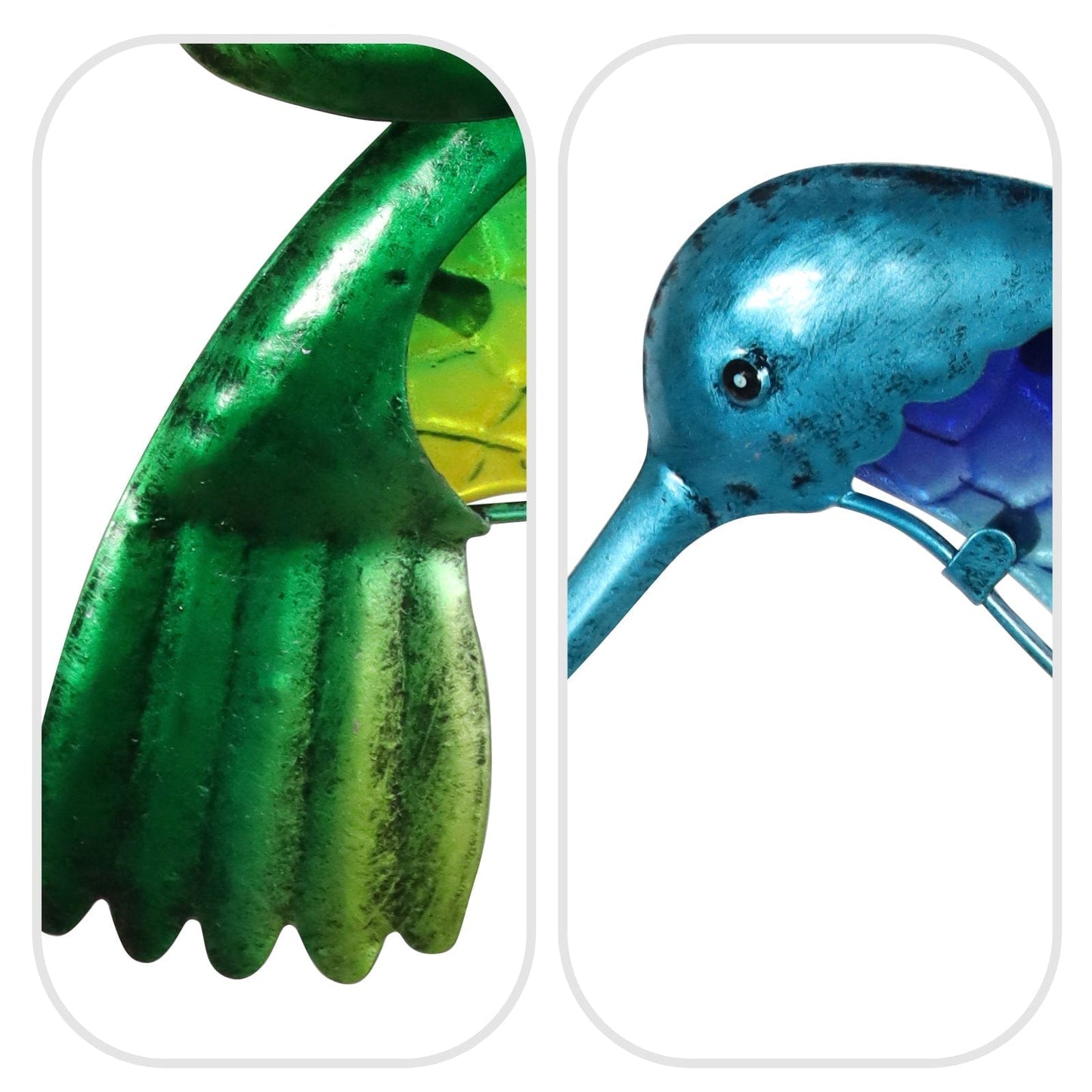 frJardioui Décoration Murale "Duo de Colibri"